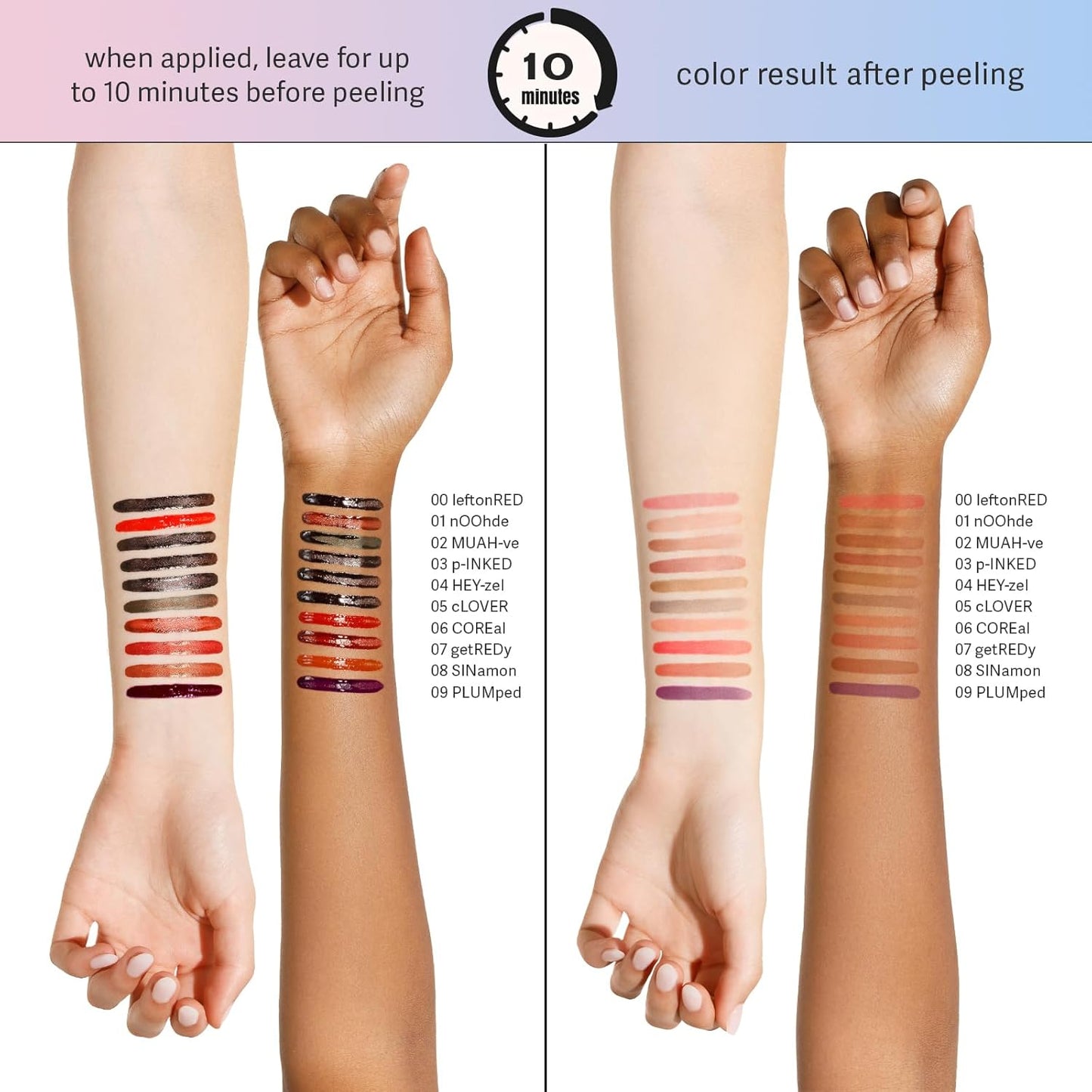 Sacheu Lip Liner STAY - N Peel Off Lip Stain — Long Lasting Matte Lip Tattoo Transfer Proof Lipstain Infused with Hyaluronic Acid & Vitamin E for All Skin Types — Vegan & Cruelty - Free, p - INKED - 7DAY'S