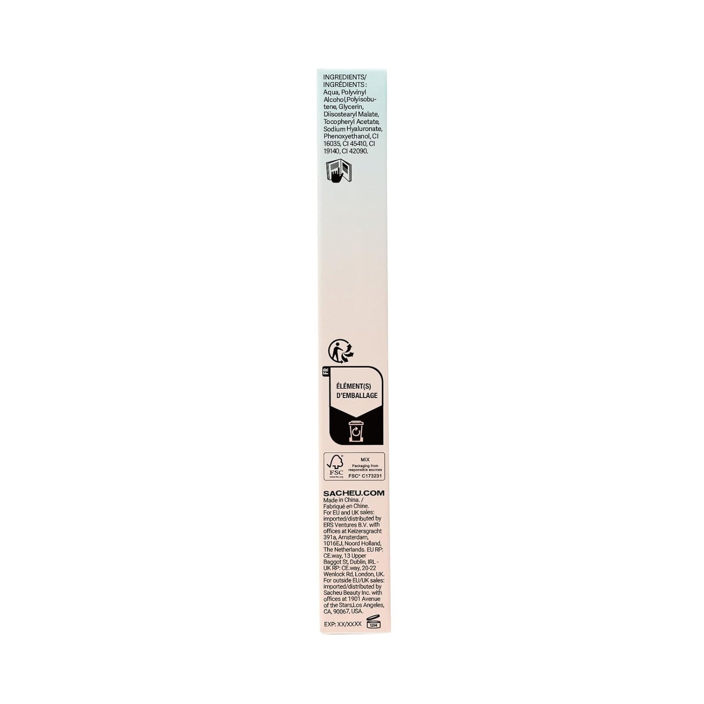 Sacheu Lip Liner STAY - N Peel Off Lip Stain — Long Lasting Matte Lip Tattoo Transfer Proof Lipstain Infused with Hyaluronic Acid & Vitamin E for All Skin Types — Vegan & Cruelty - Free, p - INKED - 7DAY'S