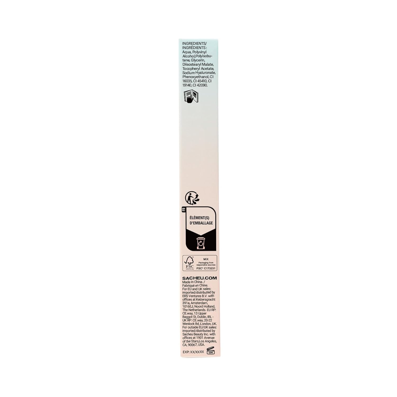 Sacheu Lip Liner STAY - N Peel Off Lip Stain — Long Lasting Matte Lip Tattoo Transfer Proof Lipstain Infused with Hyaluronic Acid & Vitamin E for All Skin Types — Vegan & Cruelty - Free, p - INKED - 7DAY'S