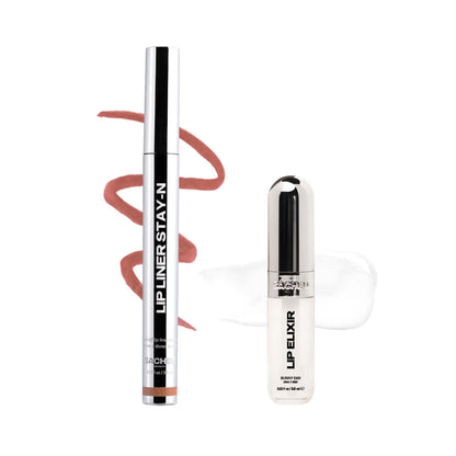 Sacheu Lip Liner STAY - N Peel Off Lip Stain — Long Lasting Matte Lip Tattoo Transfer Proof Lipstain Infused with Hyaluronic Acid & Vitamin E for All Skin Types — Vegan & Cruelty - Free, p - INKED - 7DAY'S