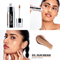 Sacheu Liquid Glow STAY - N Liquid Highlighter & Illuminator Makeup — 30ml Long Lasting Luminous Glow Lightweight Dewy Finish, Aura Glow - 7DAY'S