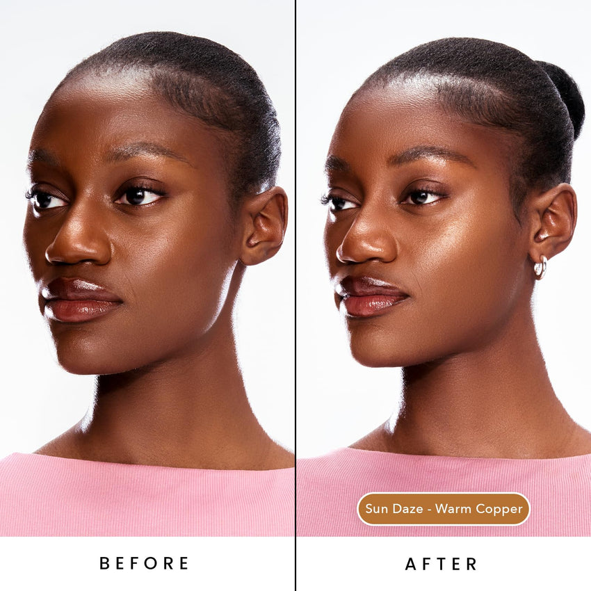 Sacheu Liquid Glow STAY - N Liquid Highlighter & Illuminator Makeup — 30ml Long Lasting Luminous Glow Lightweight Dewy Finish, Aura Glow - 7DAY'S
