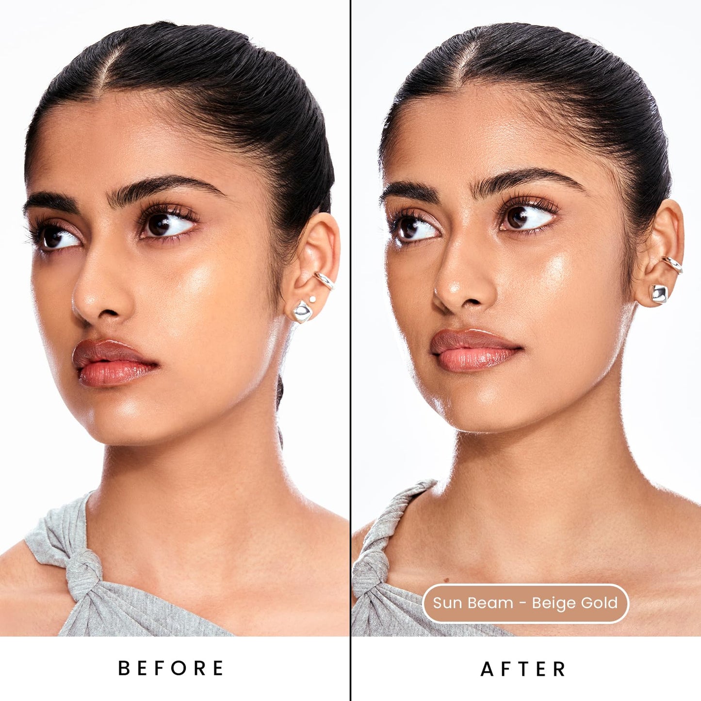Sacheu Liquid Glow STAY - N Liquid Highlighter & Illuminator Makeup — 30ml Long Lasting Luminous Glow Lightweight Dewy Finish, Aura Glow - 7DAY'S