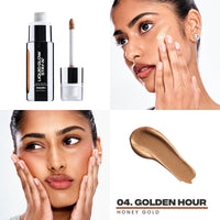 Sacheu Liquid Glow STAY - N Liquid Highlighter & Illuminator Makeup — 30ml Long Lasting Luminous Glow Lightweight Dewy Finish, Aura Glow - 7DAY'S