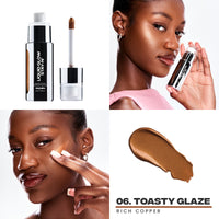 Sacheu Liquid Glow STAY - N Liquid Highlighter & Illuminator Makeup — 30ml Long Lasting Luminous Glow Lightweight Dewy Finish, Aura Glow - 7DAY'S