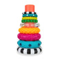 Sassy Stacks of Circles Stacking Ring STEM Learning Toy, Age 6+ Months, Multi, 9 Piece Set - 7DAY'S