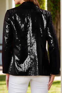 Sequin Nutcracker Long Sleeve Blazer - 7DAY'S