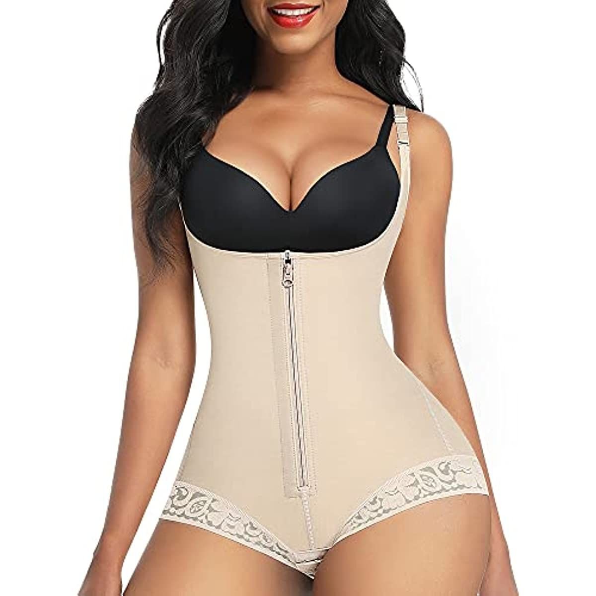 Shapewear for Women Seamless Firm Triple Control Faja Plus Size Thigh Slimmer Tummy Control Body Shaper - 7DAY'S