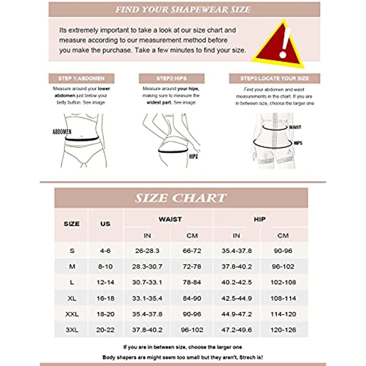Shapewear for Women Seamless Firm Triple Control Faja Plus Size Thigh Slimmer Tummy Control Body Shaper - 7DAY'S