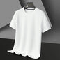 Short sleeved Polo shirShort sleeved Waffle Solid Polot fashion splicing men's round neck top cotton daily short sleeved T-shirt - 7DAY'S