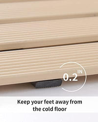 Shower - Mat Non Slip, PADOOR Heavy Duty Bathtub - Mat Curlable Quick Drain Sturdy Bath Tub Mat Without Suction Cups for Indoor Outdoor Use 17x26 Inch Black - 7DAY'S