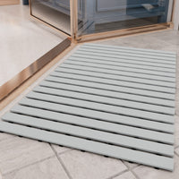 Shower - Mat Non Slip, PADOOR Heavy Duty Bathtub - Mat Curlable Quick Drain Sturdy Bath Tub Mat Without Suction Cups for Indoor Outdoor Use 17x26 Inch Black - 7DAY'S