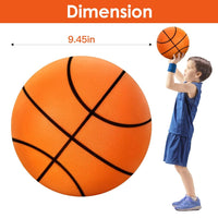 Silent Basketball Foam Bouncing Silent Basketball Uncoated High Density Foam Ball Indoor Low Noise Training Ball - 7DAY'S