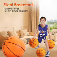 Silent Basketball Foam Bouncing Silent Basketball Uncoated High Density Foam Ball Indoor Low Noise Training Ball - 7DAY'S