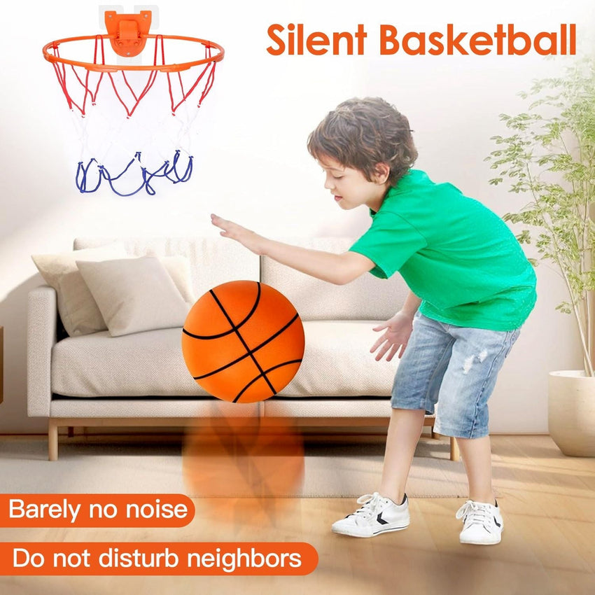 Silent Basketball Moderate Elasticity Anti - deformation Long Lasting Comfortable Touch Anti - Skid Parent - child Interaction Polyure - 7DAY'S