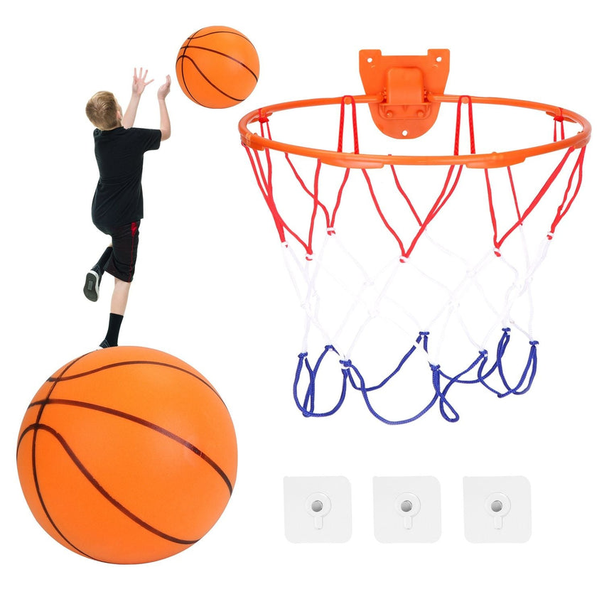 Silent Basketball Moderate Elasticity Anti - deformation Long Lasting Comfortable Touch Anti - Skid Parent - child Interaction Polyure - 7DAY'S