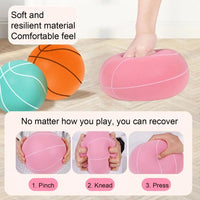 Silent Basketball Moderate Elasticity Anti - deformation Long Lasting Comfortable Touch Anti - Skid Parent - child Interaction Polyure - 7DAY'S