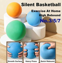 Silent Basketball Moderate Elasticity Anti - deformation Long Lasting Comfortable Touch Anti - Skid Parent - child Interaction Polyure - 7DAY'S