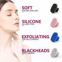 Silicone Face Scrubber - Facial Cleansing Brush Manual Waterproof Cleansing Skin Care Face Brushes for Cleansing and Exfoliating - 7DAY'S