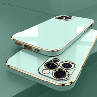 Silicone Plating Cover; Luxury Electroplated Phone Case For IPhone - 7DAY'S