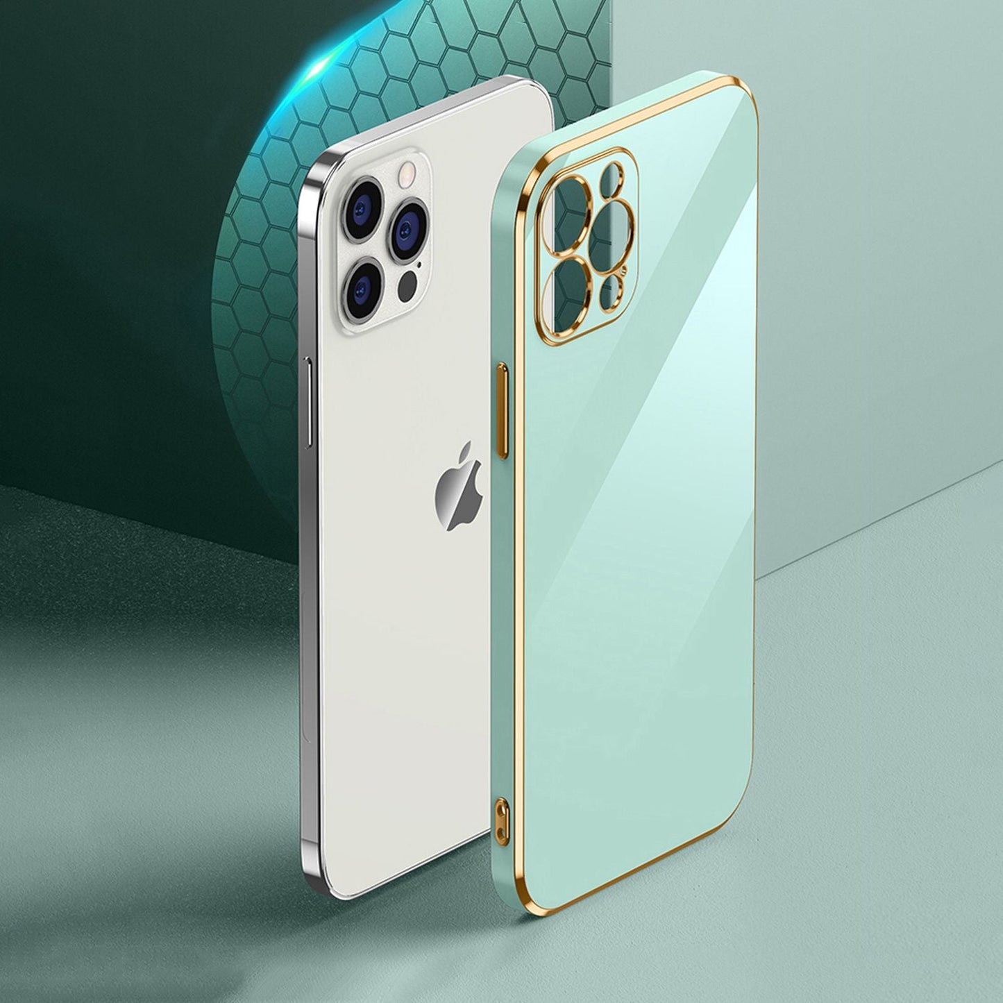 Silicone Plating Cover; Luxury Electroplated Phone Case For IPhone - 7DAY'S