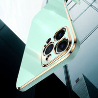 Silicone Plating Cover; Luxury Electroplated Phone Case For IPhone - 7DAY'S