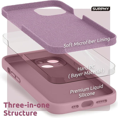 Silicone Soft Phone Case With Camera Protection For IPhone 13 - 7DAY'S