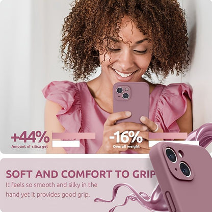 Silicone Soft Phone Case With Camera Protection For IPhone 13 - 7DAY'S