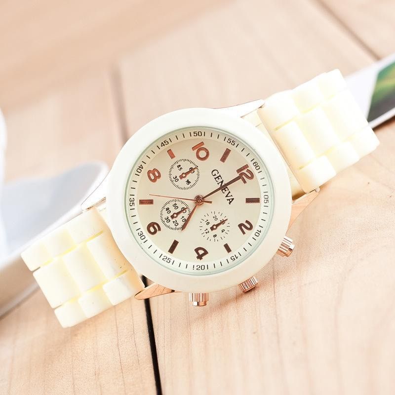 Silicone Watch Jelly Children Student Silicone Watch Couple Watches Trendy Fashion Men's and Women's Quartz Watch - 7DAY'S