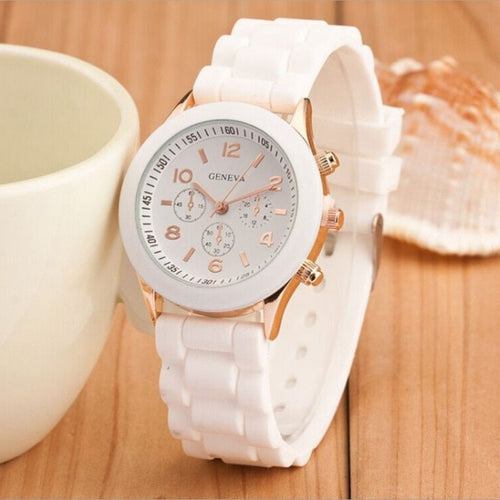 Silicone Watch Jelly Children Student Silicone Watch Couple Watches Trendy Fashion Men's and Women's Quartz Watch - 7DAY'S