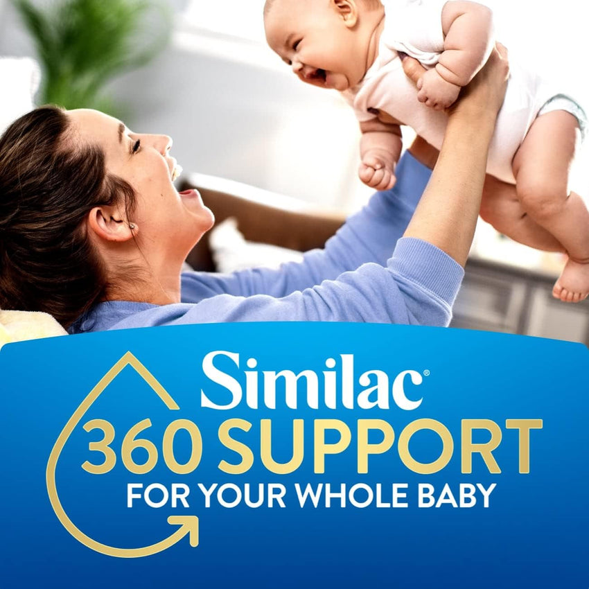 Similac 360 Total Care Infant Formula, Has 5 HMO Prebiotics, Our Closest Prebiotic Blend to Breast Milk, Non - GMO, Baby Formula, Ready to Feed, 2 - fl - oz Bottle, Pack of 48 - 7DAY'S