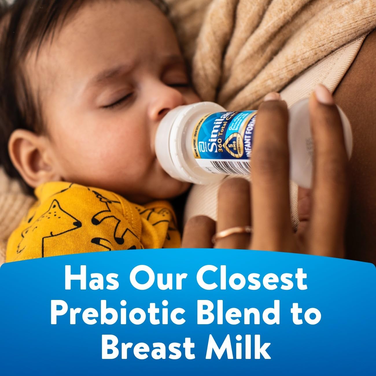 Similac 360 Total Care Infant Formula, Has 5 HMO Prebiotics, Our Closest Prebiotic Blend to Breast Milk, Non - GMO, Baby Formula, Ready to Feed, 2 - fl - oz Bottle, Pack of 48 - 7DAY'S