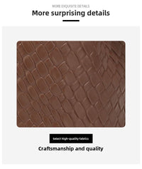 Simple niche woven pattern handbag bucket bag women's bag tide 2025 new senior sense shoulder bag crossbody bag - 7DAY'S