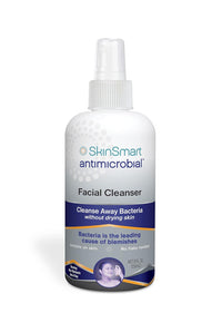 SkinSmart Facial Cleanser for Acne, Targets Bacteria for Active Teenage Athletes Post Workout and Adult Acne, 8 oz Spray Bottle, Safe for Multiple Daily Uses - 7DAY'S