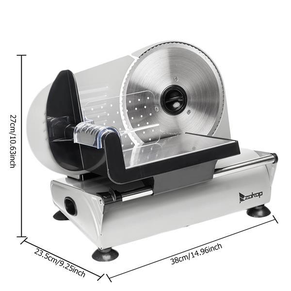 SL526 110V/150W 7.5" Semi - automatic Belt Cutter Deli Food Machine Home Deli Food Slicer - 7DAY'S