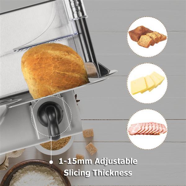 SL526 110V/150W 7.5" Semi - automatic Belt Cutter Deli Food Machine Home Deli Food Slicer - 7DAY'S