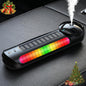 Smart Car Air Freshener with Solar, Car Diffuser with Auto On/Off, Aluminum Alloy Body, 3 Adjustable Concentration, Built - in Battery, Ambient Light, Best Essential Oil Diffuser for Car Black - 7DAY'S