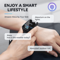 Smart Watch for Men(Answer/Make Call),Alexa Built - in,1.8"Fitness Tracker with Heart Rate Sleep SpO2 Monitor,100 Sport Mode,5ATM Waterproof,Activity Trackers and Smartwatches for iOS and Android Phones - 7DAY'S