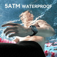 Smart Watch for Men(Answer/Make Call),Alexa Built - in,1.8"Fitness Tracker with Heart Rate Sleep SpO2 Monitor,100 Sport Mode,5ATM Waterproof,Activity Trackers and Smartwatches for iOS and Android Phones - 7DAY'S