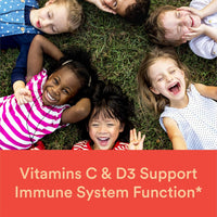 SmartyPants Kids Multivitamin Gummies: Omega 3 Fish Oil (EPA/DHA), Vitamin D3, C, Vitamin B12, B6, A, K & Zinc for Immune Support, Biotin, Gluten Free, Three Fruit Flavors, 120 Count (30 Day Supply) - 7DAY'S