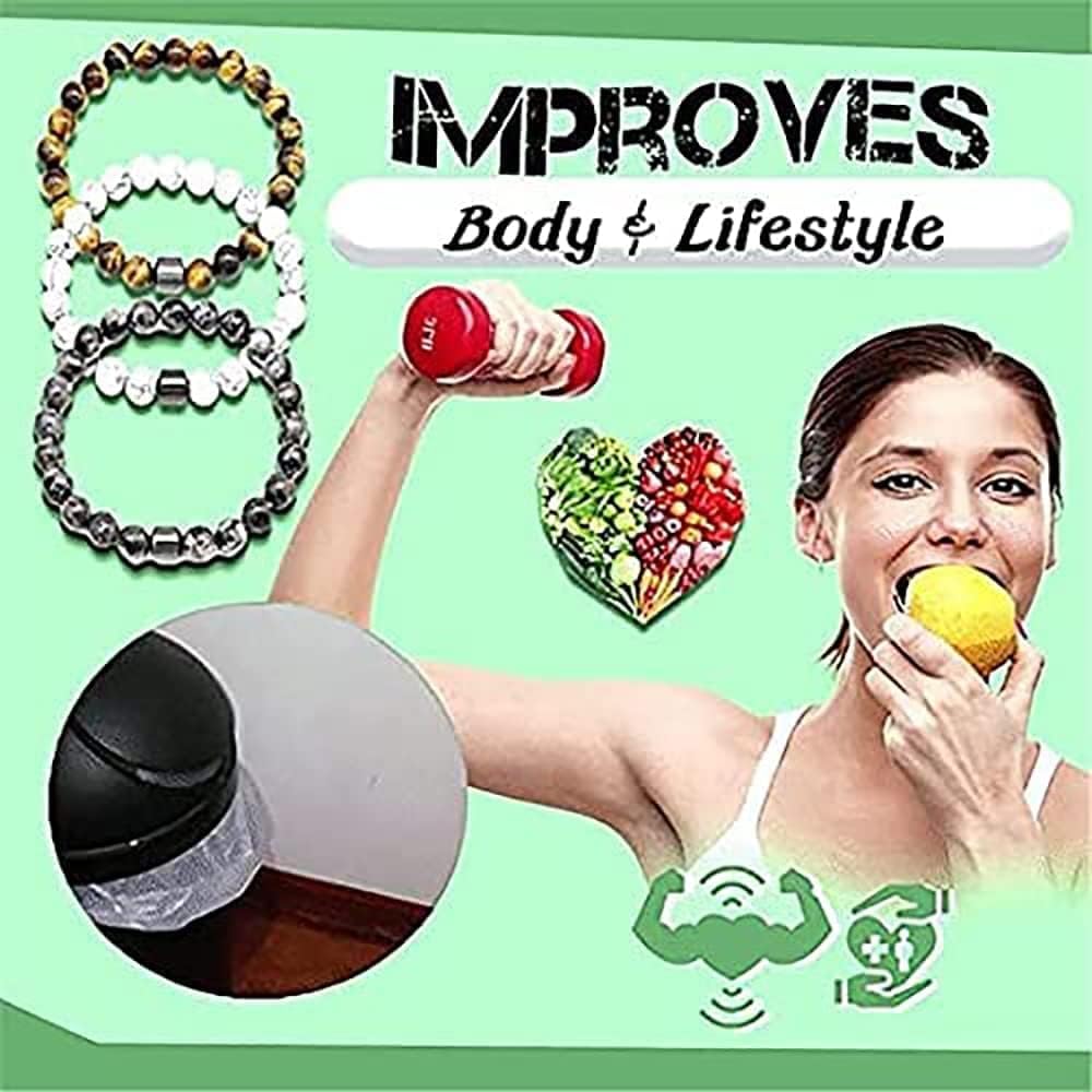 Smoking Cessation Bracelet, Smoking Cessation Bracelet for Women&men Set, Anti Smoking Bracelet, Quit Smoking Bracelet, Smoking Sensation Bracelet, Release Stress and Bring Luck Bracelet (5pcs) - 7DAY'S