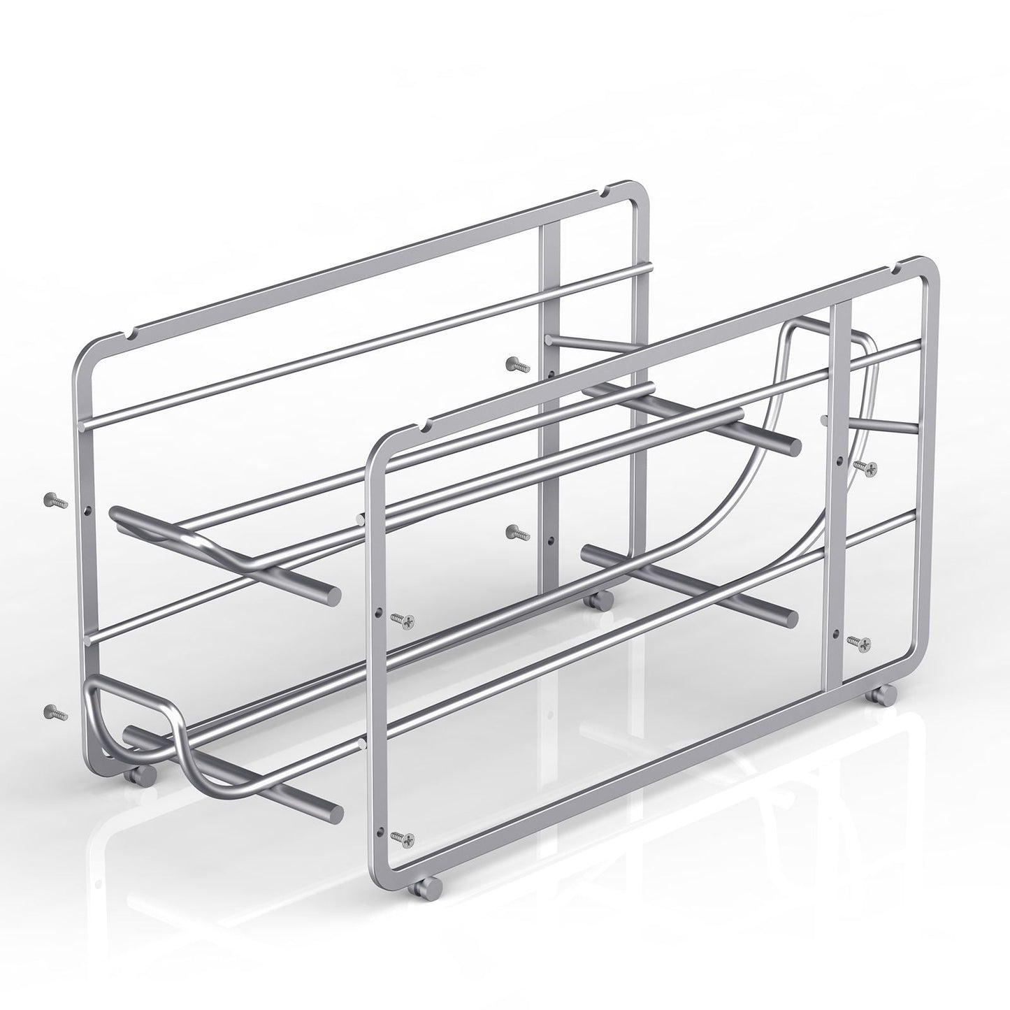 Soda Can Organizer Storage Rack, 2 Pack Stackable Beverage Soda Can Dispenser Organizer Holder for Refrigerator, Cabinet, Pantry - 7DAY'S