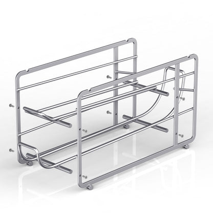 Soda Can Organizer Storage Rack, 2 Pack Stackable Beverage Soda Can Dispenser Organizer Holder for Refrigerator, Cabinet, Pantry - 7DAY'S