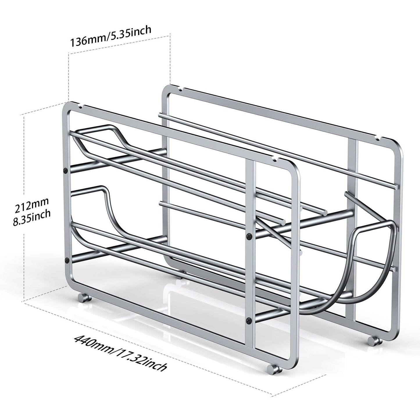 Soda Can Organizer Storage Rack, 2 Pack Stackable Beverage Soda Can Dispenser Organizer Holder for Refrigerator, Cabinet, Pantry - 7DAY'S