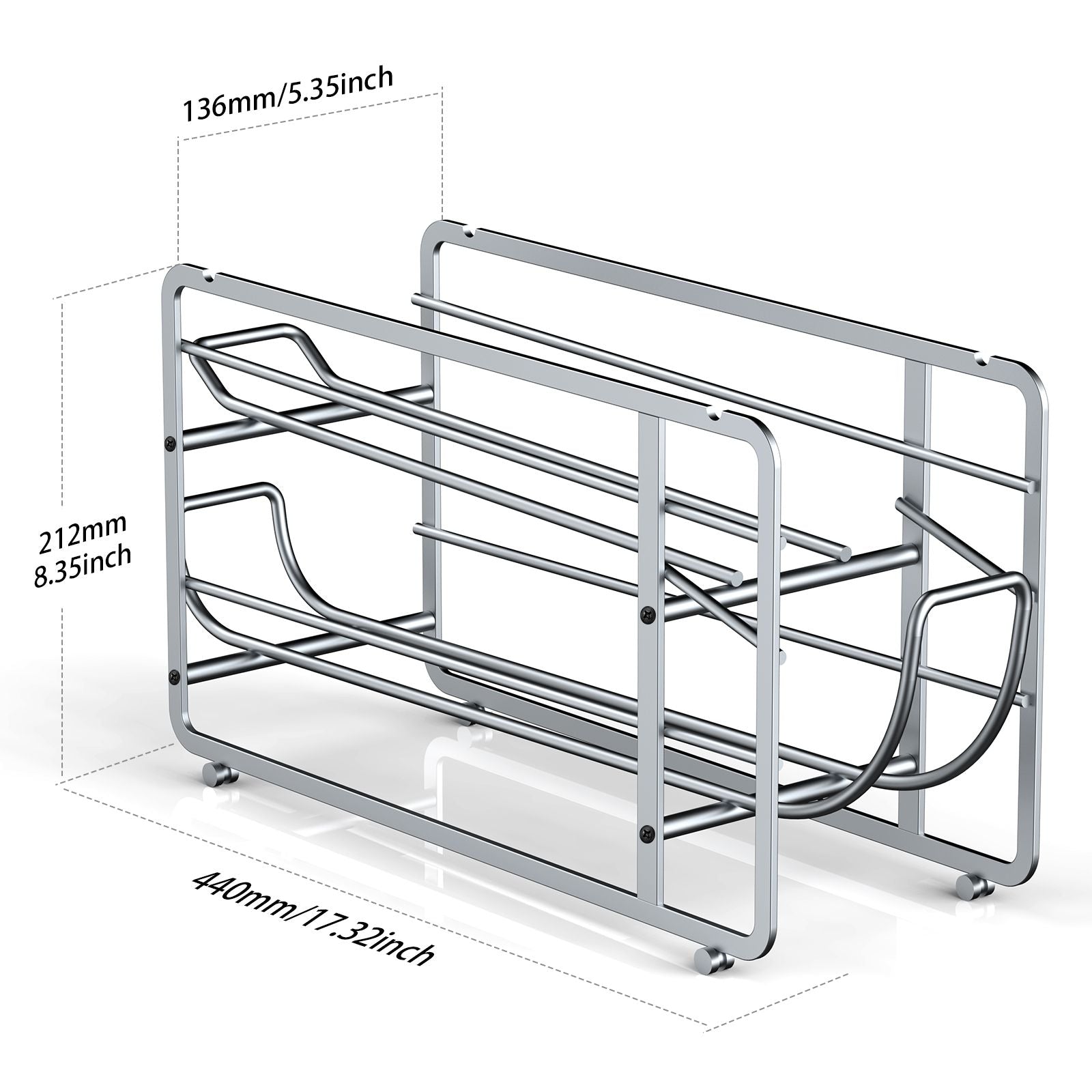 Soda Can Organizer Storage Rack, 2 Pack Stackable Beverage Soda Can Dispenser Organizer Holder for Refrigerator, Cabinet, Pantry - 7DAY'S