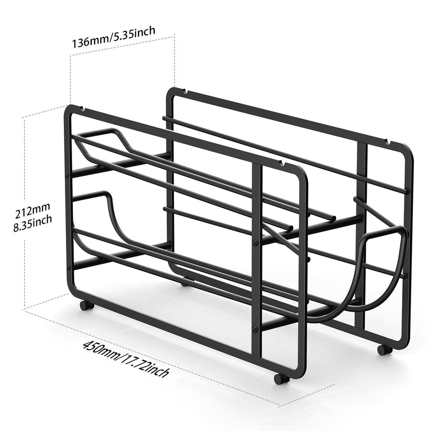 Soda Can Organizer Storage Rack, 2 Pack Stackable Beverage Soda Can Dispenser Organizer Holder for Refrigerator, Cabinet, Pantry - 7DAY'S