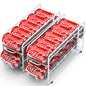 Soda Can Organizer Storage Rack, 2 Pack Stackable Beverage Soda Can Dispenser Organizer Holder for Refrigerator, Cabinet, Pantry - 7DAY'S