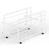 Soda Can Organizer Storage Rack, 2 Pack Stackable Beverage Soda Can Dispenser Organizer Holder for Refrigerator, Cabinet, Pantry - 7DAY'S