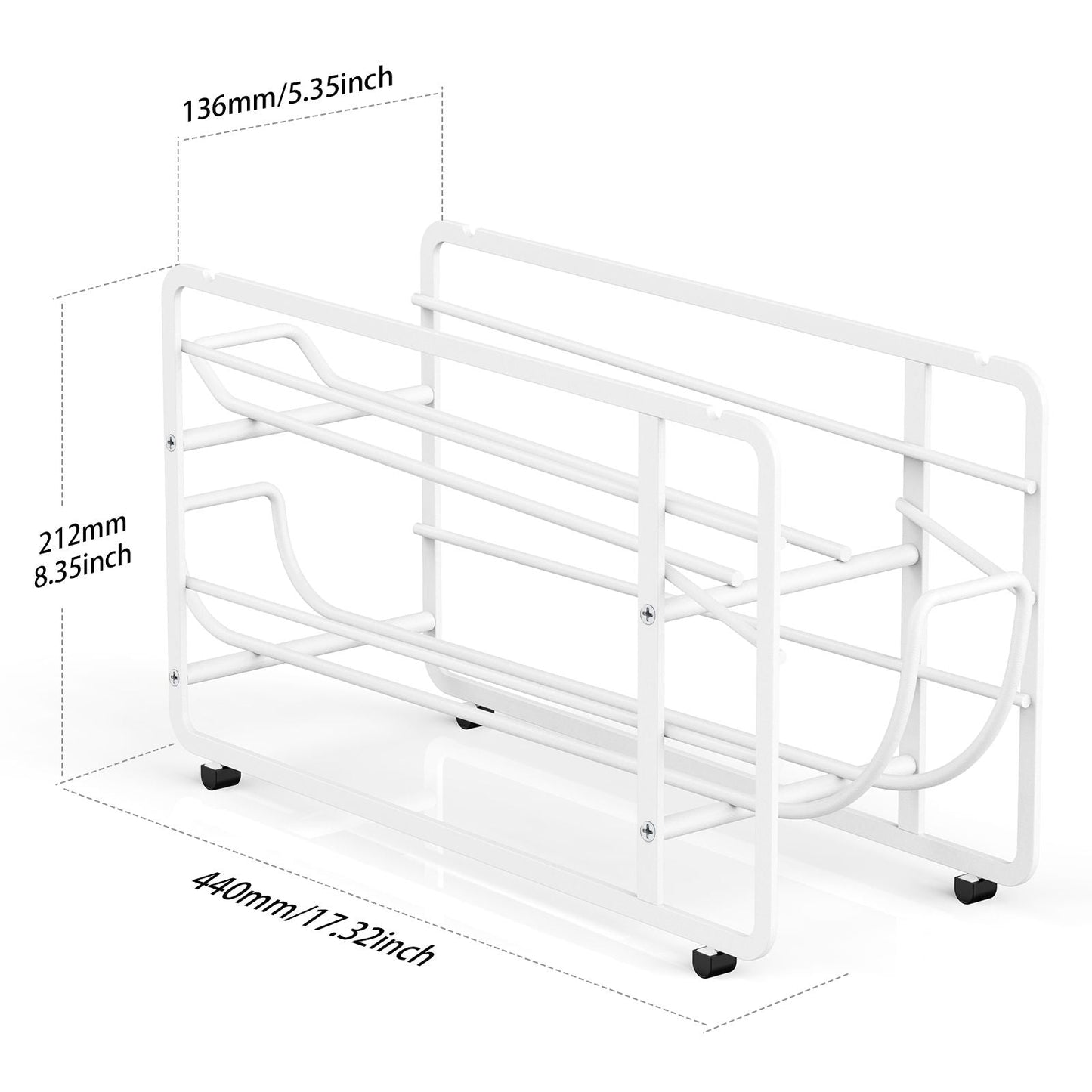 Soda Can Organizer Storage Rack, 2 Pack Stackable Beverage Soda Can Dispenser Organizer Holder for Refrigerator, Cabinet, Pantry - 7DAY'S