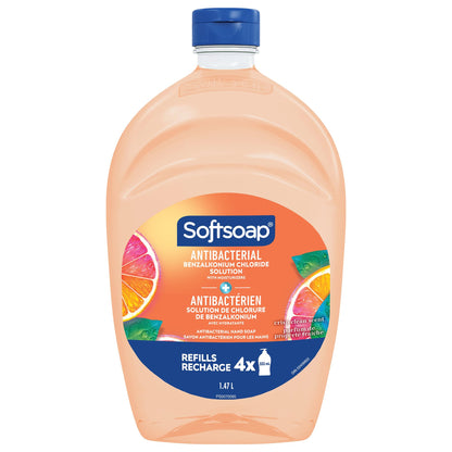 Softsoap Antibacterial Liquid Hand Soap Refill, White Tea & Berry Scented Hand Soap, 50 Ounce(Packaging May Vary) - 7DAY'S